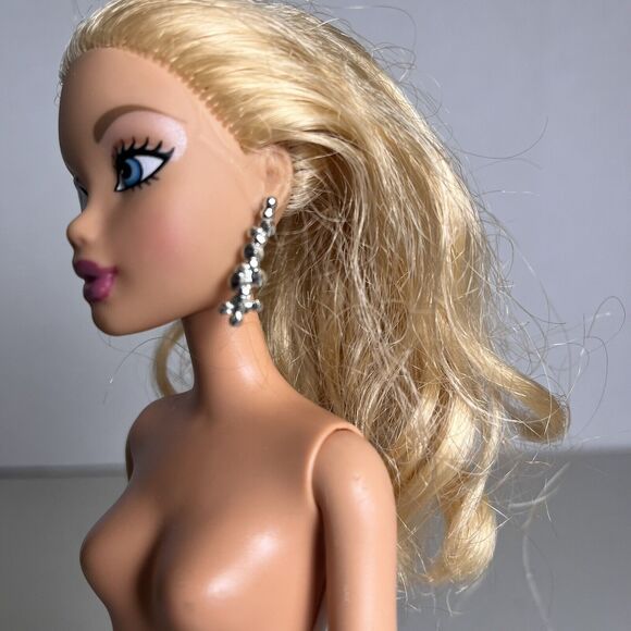 Barbie My Scene Wave 1 First Edition Mattel 2002 Nude Earrings - Picture 4 of 16